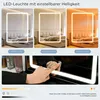 OYAJIA  Schminktisch mit LED-Beleuchtung, Spiegel Produktbild-Vorschau 4