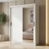 BEAUTYSOFA | Schwebetürenschrank HELA 120 cm Weiß – 2-türig Produktbild-Vorschau 1
