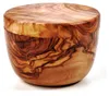 A wooden box with a lid, made of olive wood, is shown against a white background. Produktbild-Vorschau