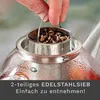 Creano Teekanne aus Glas 0,8l, 3-Teilige Glasteekanne mit Produktbild-Vorschau 5