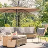 Sonnenschirm Balkon 2,3x1,3 m rechteckig knickbar mit Produktbild-Vorschau 3
