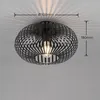 Trio Leuchten Johann Deckenleuchte Ø30cm 60W Schwarz Produktbild-Vorschau 13