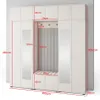 Garderoben-Set Napoli Version 12: Kleiderschrank mit Produktbild-Vorschau 2