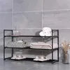Stojan na topánky 3 úrovne čierny kov 92 cm LOFT Náhľad obrázku produktu 8