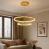 MasterLED LED Pendelleuchte 2-Ring 64W Gold, Design Produktbild-Vorschau 6