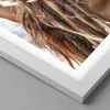 Gerahmtes Poster - Weißer Rahmen - Haare Frau Strand - Produktbild-Vorschau 2