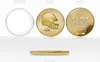 Seattle Seahawks Super Bowl XL Champions Coin Münze gold Produktbild-Vorschau 3