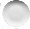 A white plate with measurement indicators. Produktbild-Vorschau
