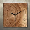 Wohnzimmer Leinwand Uhr Geräuschlos Küche 30x30 Baum, Holz, Produktbild-Vorschau 1