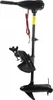 A black electric outboard motor for a boat, shown against a white background. Produktbild-Vorschau