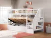 Letto in legno Sweiko 90x200CM, sottopiano idraulico, scala Anteprima dell’immagine prodotto 18