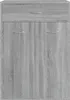vidaXL Botník Grey Sonoma 60x35x84 cm Dřevěný materiál Náhled obrázku produktu 6