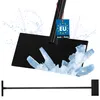 A black ice breaker tool with ice shards and water splashes, and a 'Made in EU' tag. Podgląd zdjęcia produktu