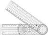 360° PVC Medizinischer Winkelmesser Physiotherapie, Produktbild-Vorschau 1