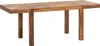 A wooden dining table with four legs on a white background. Produktbild-Vorschau