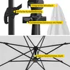 Ampelschirm 4x3m rechteckig Sonnenschirm Terrasse drehbar Produktbild-Vorschau 6