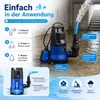 Bituxx Tauchpumpe 400 Watt Blau MS-15825 Produktbild-Vorschau 4