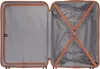 The interior of an open suitcase. Produktbild-Vorschau