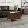 [Home] Couchtisch Braun Eichen-Optik 50x50x40 cm Produktbild-Vorschau 1