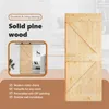 vidaXL Dveře NARVIK přírodní 85 x 210 cm z masivního Náhled obrázku produktu 5