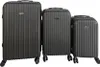 Home Deluxe Set di valigie da viaggio - Set di valigie nere Anteprima dell’immagine prodotto 1