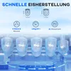 HOMCOM Eiswürfelmaschine Ice Maker 9 Eiswürfel in 8 Min., Produktbild-Vorschau 4