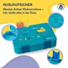 Schmatzfatz Junior Brotdose für Kinder mit Fächern, Bunte Produktbild-Vorschau 3