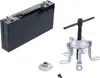 A black carrying case and a silver and black tool are displayed against a white background. Produktbild-Vorschau