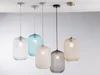 LED Pendellampe einflammig Relief Kristallglas mit Produktbild-Vorschau 7