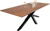 Esstisch 160 x 85 cm Akazie massiv nussbaumfarben Schweizer Produktbild-Vorschau 1