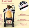 31 Tasten Keyboard Kinder, E-Piano mit Hocker & Mikrofon & Produktbild-Vorschau 6