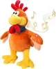 15palcová hudební Squawking Chicken Toy Sanging Waving Náhled obrázku produktu 1