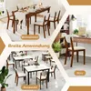 Chaise de salle à manger COSTWAY (lot de 2), chaise de Voir les images du produit 3