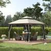 SUGIFT Gartenpavillon Partyzelt Festzelt, Pavillon 3x3 m Produktbild-Vorschau 1