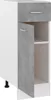 vidaXL Cassettiera grigio cemento 30x46x81,5 cm Materiale Anteprima dell’immagine prodotto 5