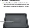 A baking tray with descriptive text about its features. Anteprima dell’immagine prodotto