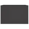 Pflanzkübel Schwarz 62x40x39 cm Kaltgewalzter Stahl 841595 Produktbild-Vorschau 5