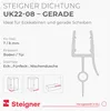 STEIGNER Duschtürdichtung UK22 70 cm (1 Stk.) Transparent - Produktbild-Vorschau 2
