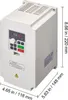 SucceBuy VFD 5 CV, 4 kW, 18 A - Entrée AC 220 V monophasée Voir les images du produit 8