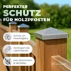 Novatool 10er-Set Pfostenkappen 91x91mm verzinkt mit Produktbild-Vorschau 2