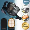 A collage showing a vacuum cleaner and its filters, with text and logos indicating brand and quality. Produktbild-Vorschau