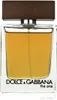 A close-up studio shot of a Dolce & Gabbana The One for Men Eau de Toilette spray bottle. Anteprima dell’immagine prodotto
