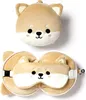 Relaxeazzz Plüsch Shiba Inu Hund Reisekissen & Schlafmaske Produktbild-Vorschau 1