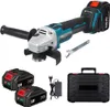 800W 12V Akku-Winkelschleifer, bürstenlos, mit 2 Batterien, Produktbild-Vorschau 1