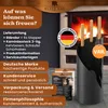 BLACK OAK Kaminbesteck VAIL 4-teilig schwarz Holzgriff Produktbild-Vorschau 6