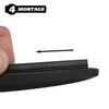 A hand is shown holding a wiper blade with an arrow indicating a direction of movement. Produktbild-Vorschau