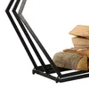UNUS Holzhalter 6 eckig schwarz groß Dekoration Holz Produktbild-Vorschau 3