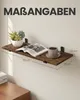 SONGMICS Wandboard aus Holz, modernes Regal, schwebend, für Produktbild-Vorschau 5