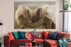 MuchoWow® Poster Pferde - Gras - Braun 180x120 cm - Produktbild-Vorschau 2