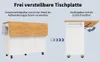 Sweiko Moderne Kücheninsel, Küchenschrank, Ausziehbarer Produktbild-Vorschau 7